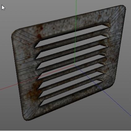 Air Vents 3D Model – Low Poly Industrial Asset, FBX & PBR Textures - View 15