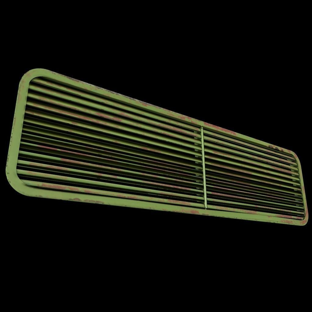 Air Vents 3D Model – Low Poly Industrial Asset, FBX & PBR Textures - View 16