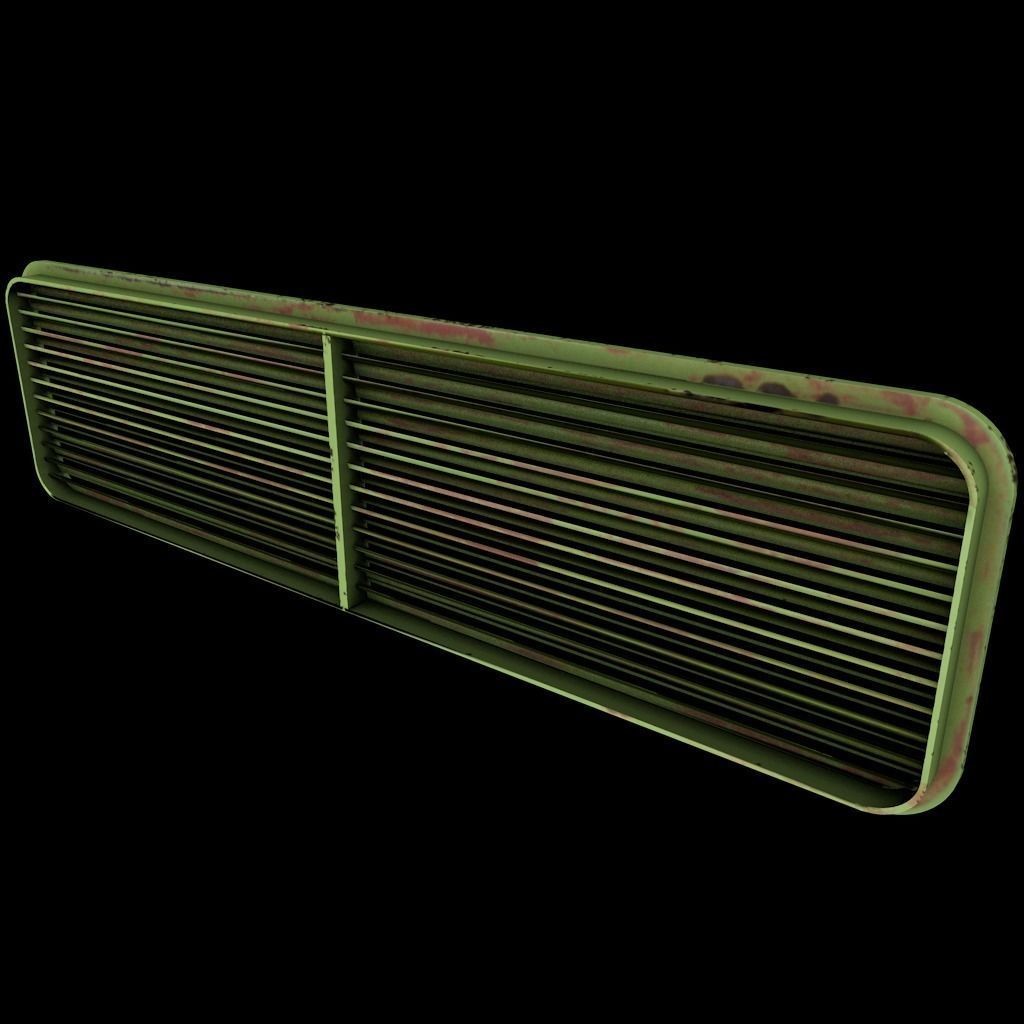 Air Vents 3D Model – Low Poly Industrial Asset, FBX & PBR Textures - View 17