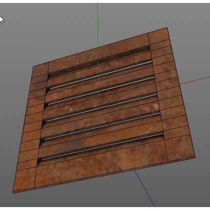 Air Vents 3D Model – Low Poly Industrial Asset, FBX & PBR Textures - View 22