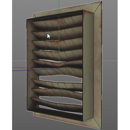 Air Vents 3D Model – Low Poly Industrial Asset, FBX & PBR Textures - View 27