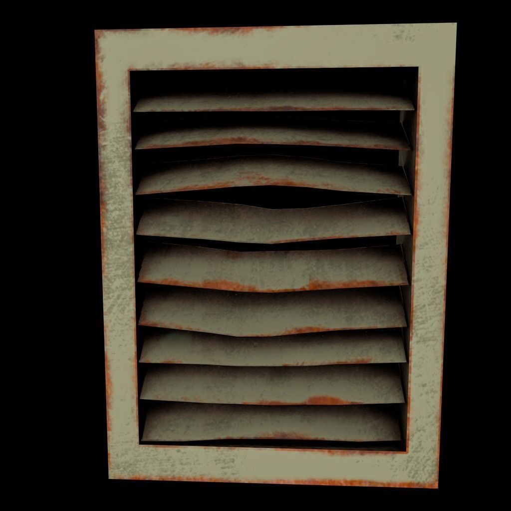 Air Vents 3D Model – Low Poly Industrial Asset, FBX & PBR Textures - View 38