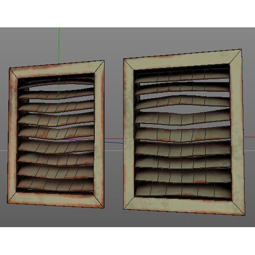 Air Vents 3D Model – Low Poly Industrial Asset, FBX & PBR Textures - View 40