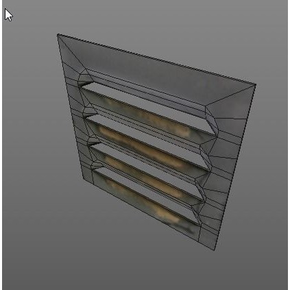 Air Vents 3D Model – Low Poly Industrial Asset, FBX & PBR Textures - View 7