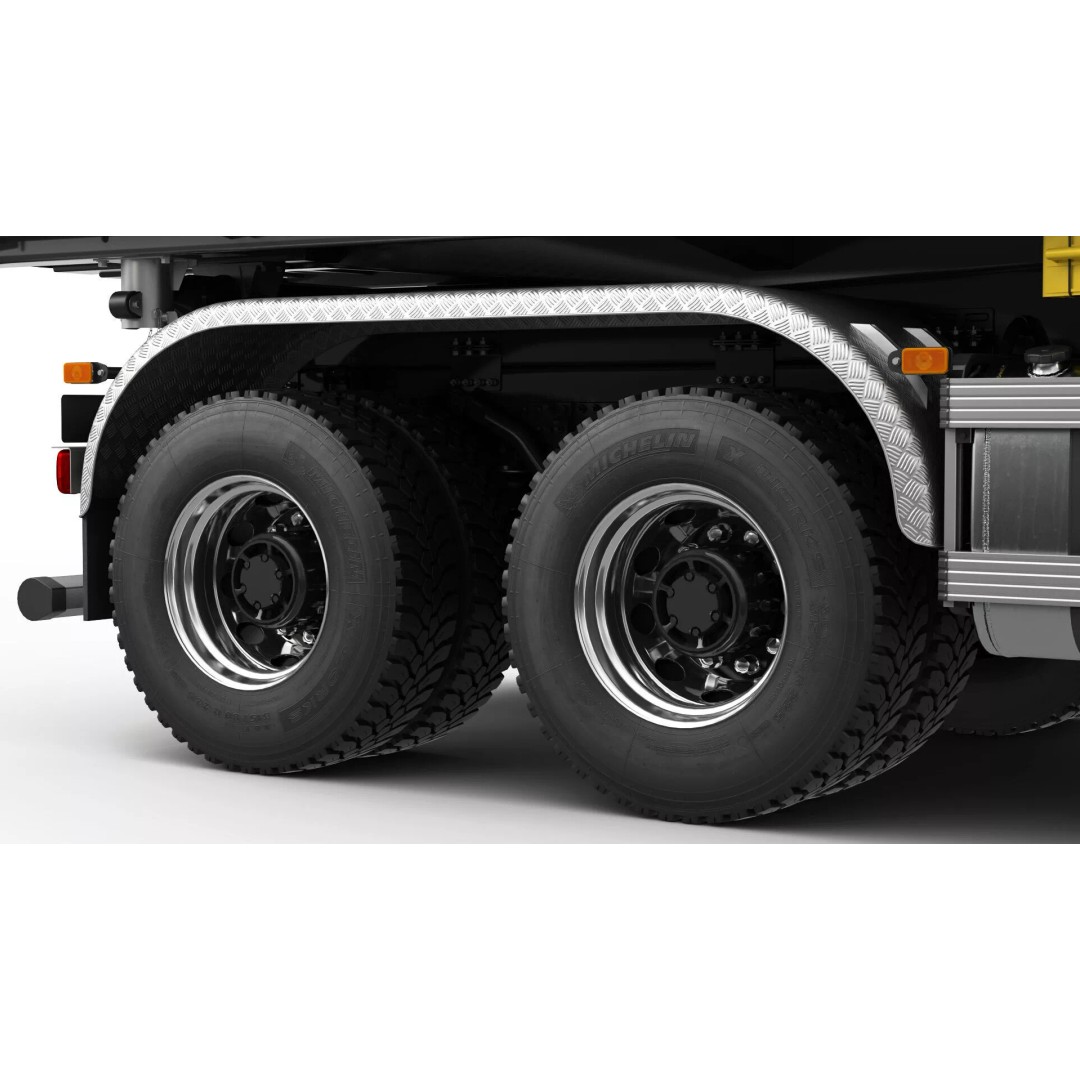 VOLVO FMX 6X4 Dump Truck 3D Model – Realistic Vehicle Asset, FBX, OBJ - View 11