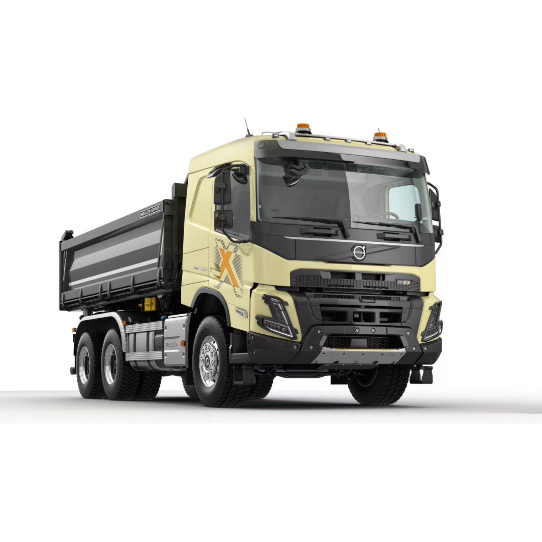 VOLVO FMX 6X4 Dump Truck 3D Model – Realistic Vehicle Asset, FBX, OBJ - View 25