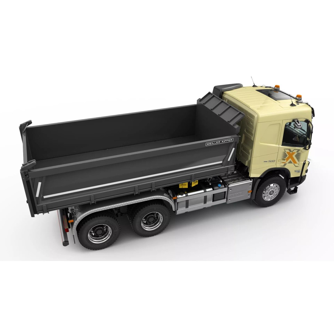 VOLVO FMX 6X4 Dump Truck 3D Model – Realistic Vehicle Asset, FBX, OBJ - View 26