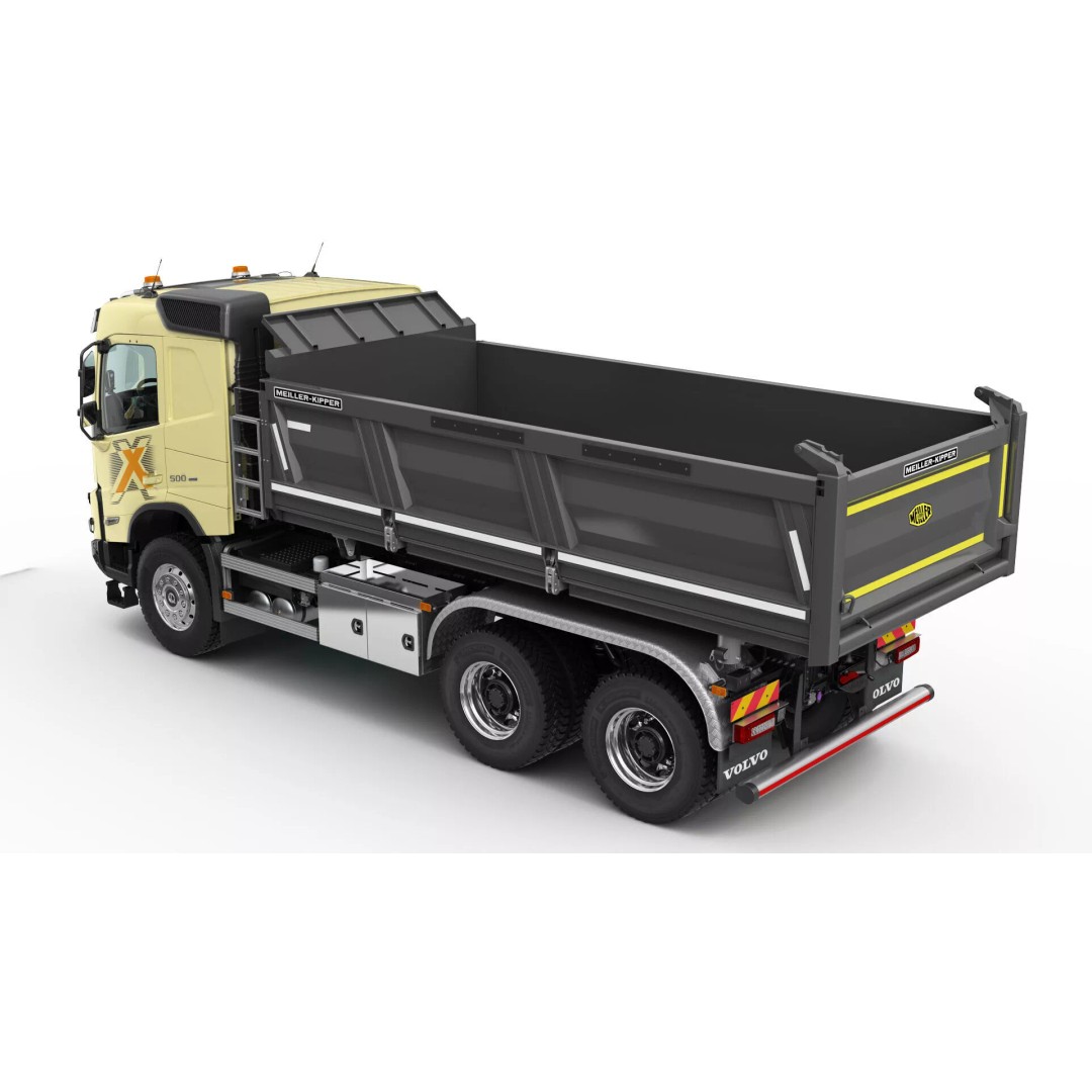 VOLVO FMX 6X4 Dump Truck 3D Model – Realistic Vehicle Asset, FBX, OBJ - View 27