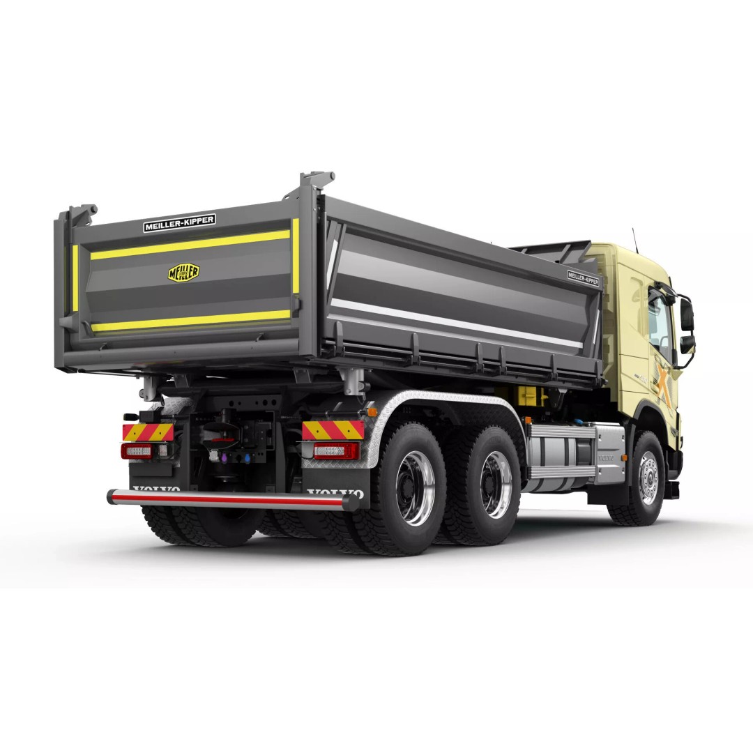 VOLVO FMX 6X4 Dump Truck 3D Model – Realistic Vehicle Asset, FBX, OBJ - View 29