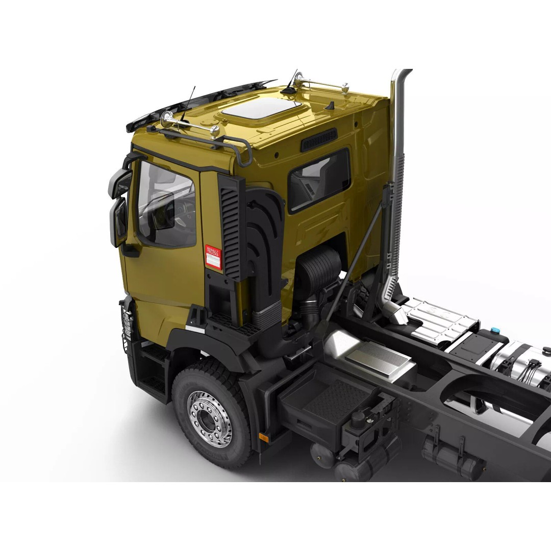 Renault C-Series 6X4 3D Model – High Poly Truck Asset, FBX, OBJ - View 13