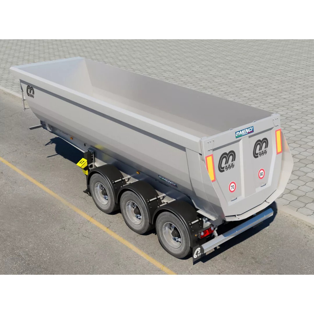 Renault C Tipper 3D Model – High Poly Dump Truck, FBX, OBJ - View 14