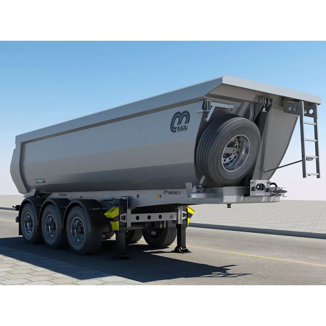 Renault C Tipper 3D Model – High Poly Dump Truck, FBX, OBJ - View 15