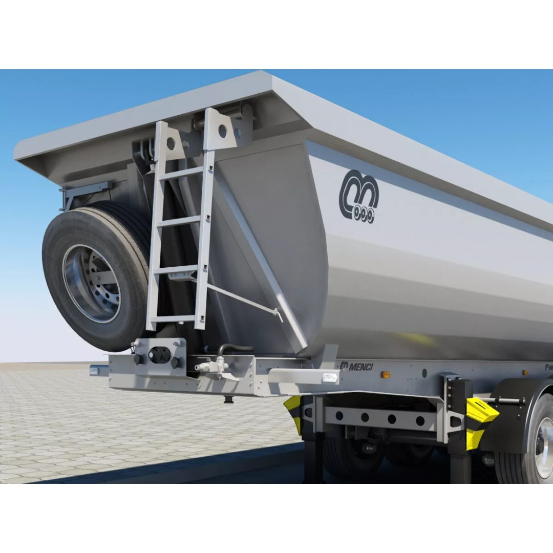 Renault C Tipper 3D Model – High Poly Dump Truck, FBX, OBJ - View 16