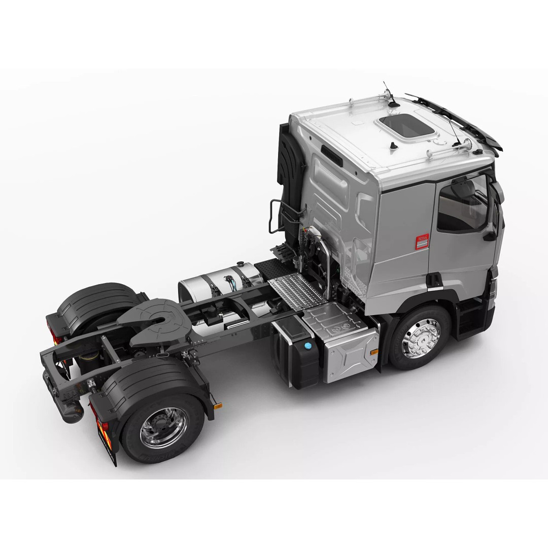 Renault C Tipper 3D Model – High Poly Dump Truck, FBX, OBJ - View 9