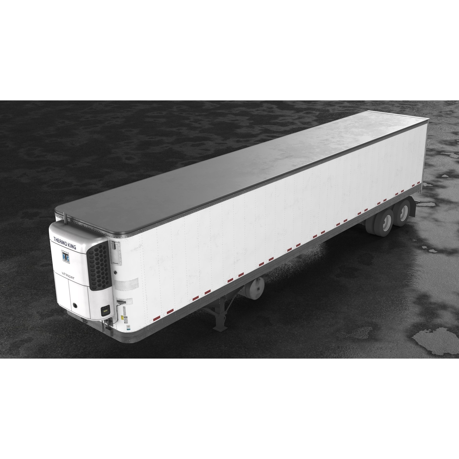 Fridge Trailer - Low-Poly Game-Ready 3D Model - View 11