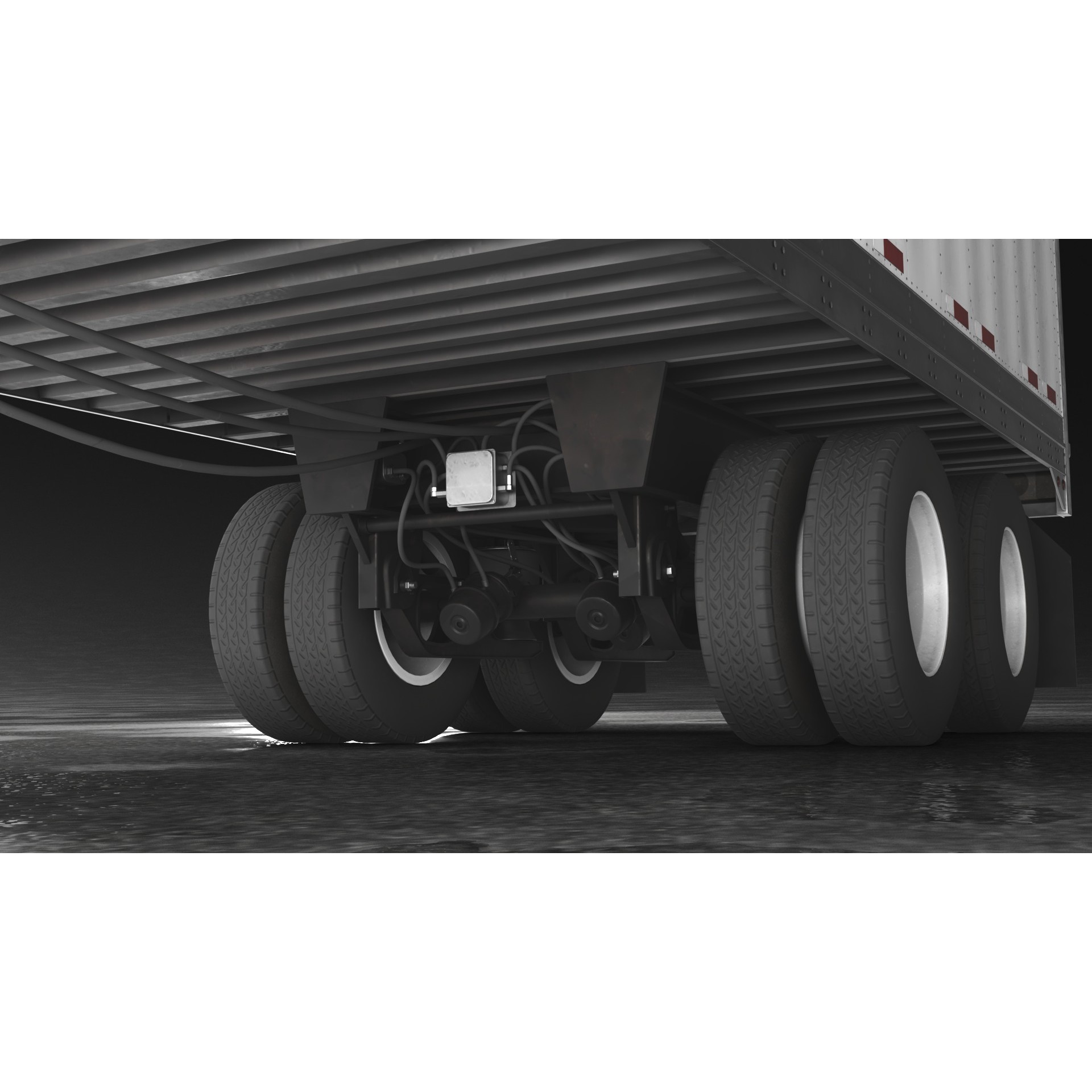 Fridge Trailer - Low-Poly Game-Ready 3D Model - View 13