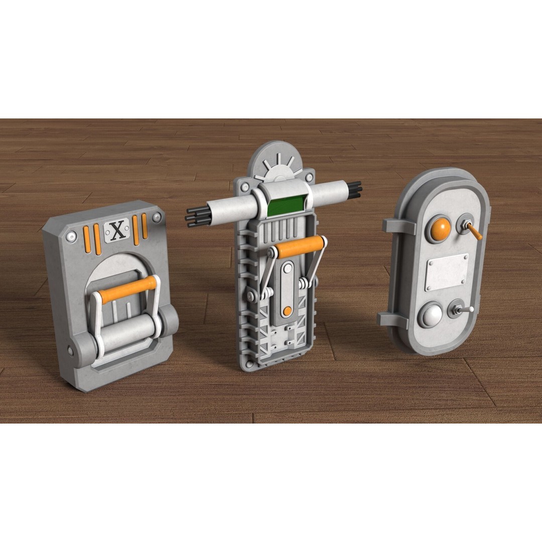 Industrial Units 3D Model – Middle Poly UV Mapped Assets, FBX & OBJ - View 16