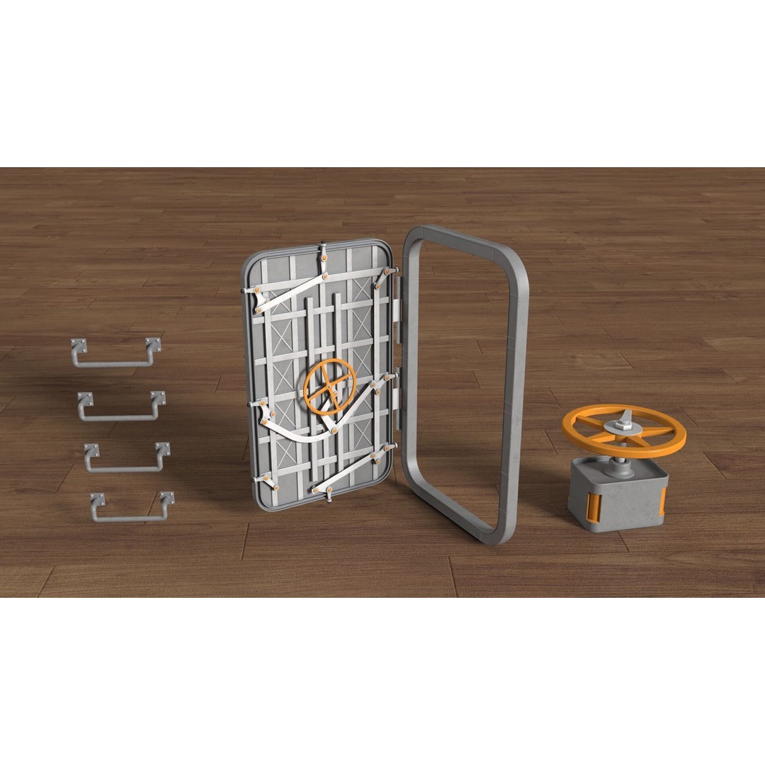 Industrial Units 3D Model – Middle Poly UV Mapped Assets, FBX & OBJ - View 18