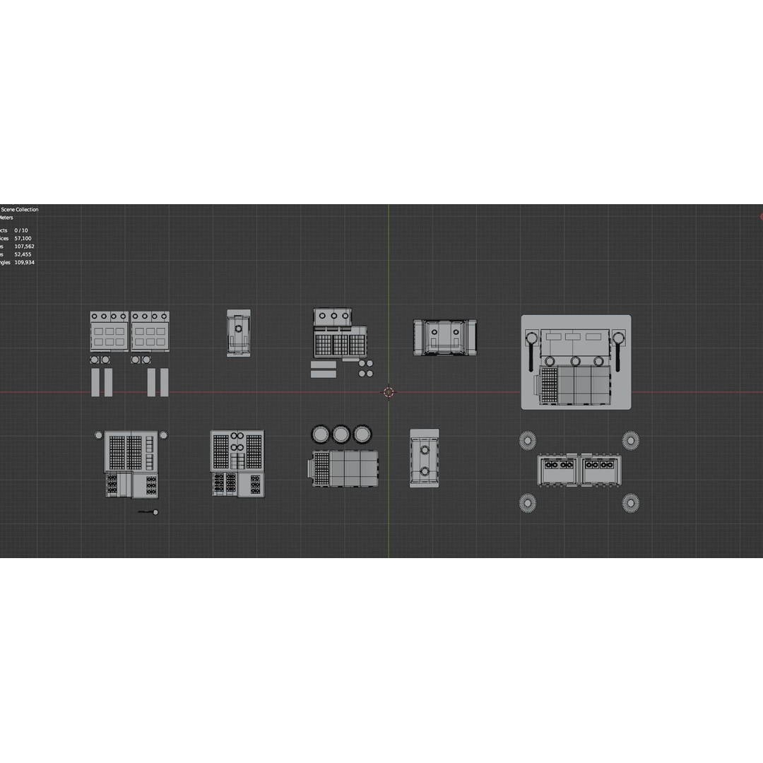 Industrial Buildings 3D Model – Low Poly Game-Ready Asset Pack, FBX - View 10