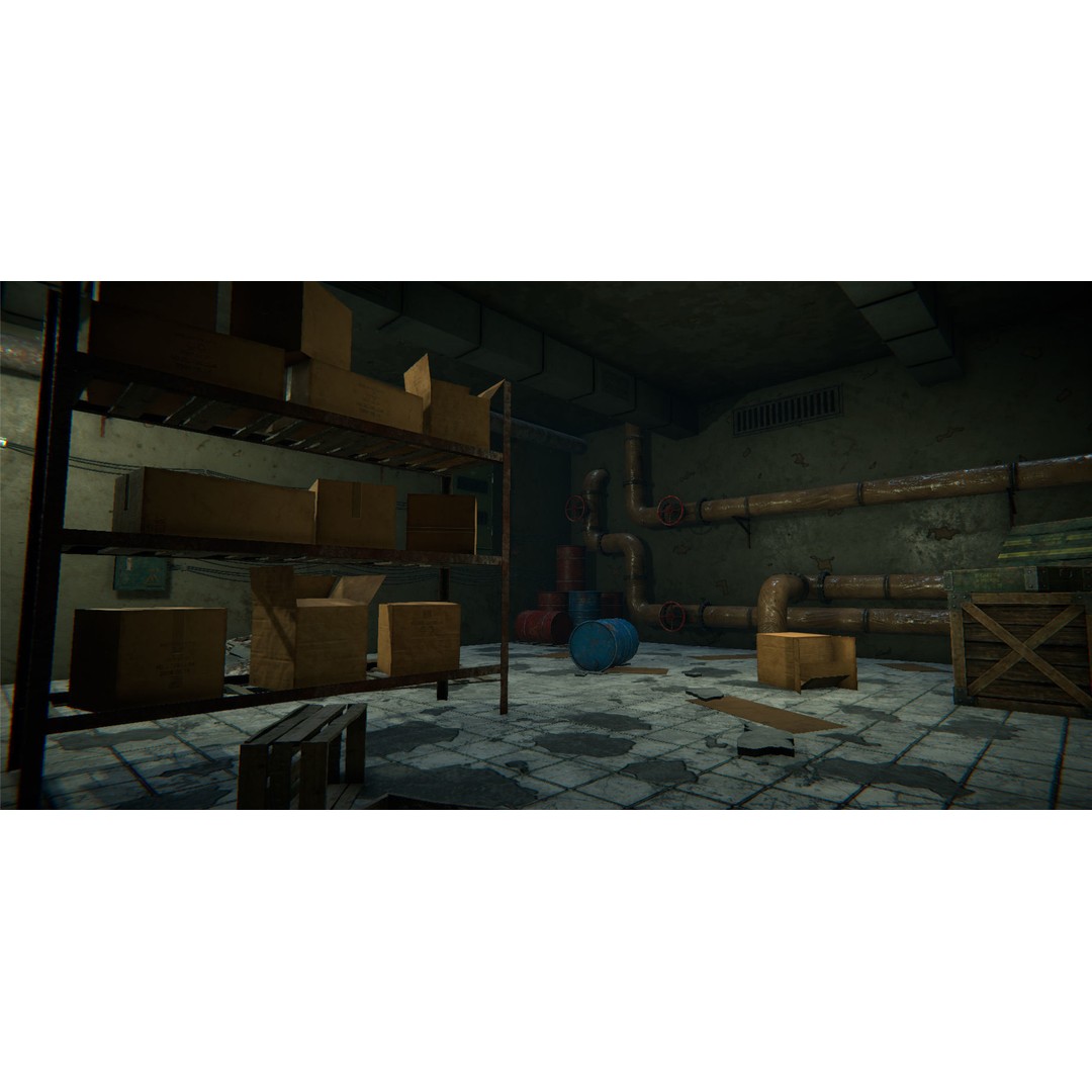 Modular Tunnel 3D Model – Low Poly Metro Environment, FBX, Unity