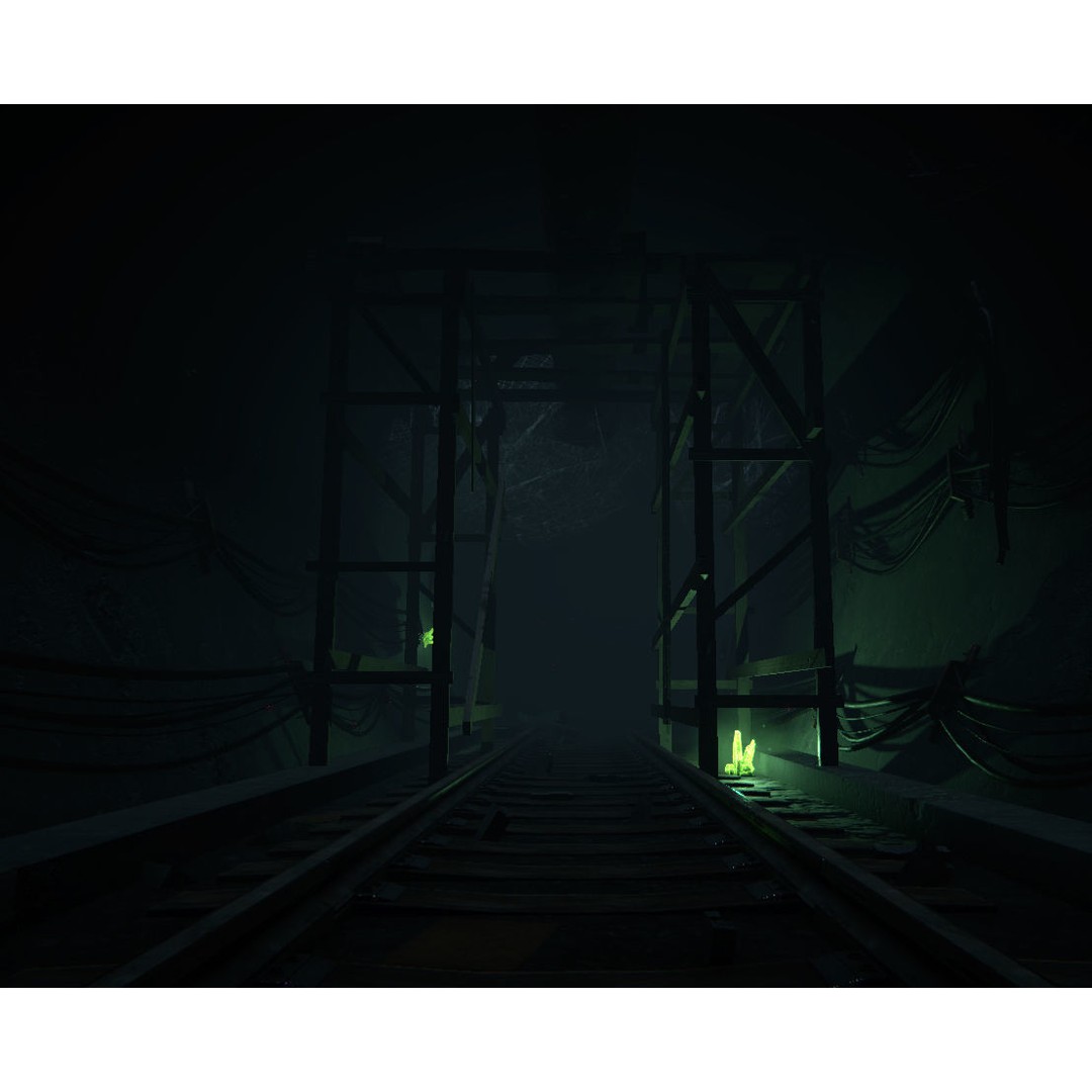 Modular Tunnel 3D Model – Low Poly Metro Environment, FBX, Unity - View 15