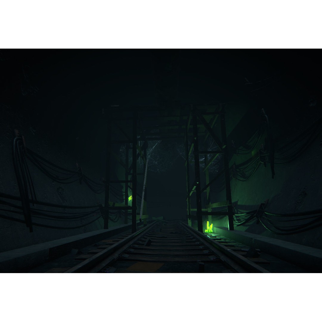 Modular Tunnel 3D Model – Low Poly Metro Environment, FBX, Unity - View 20