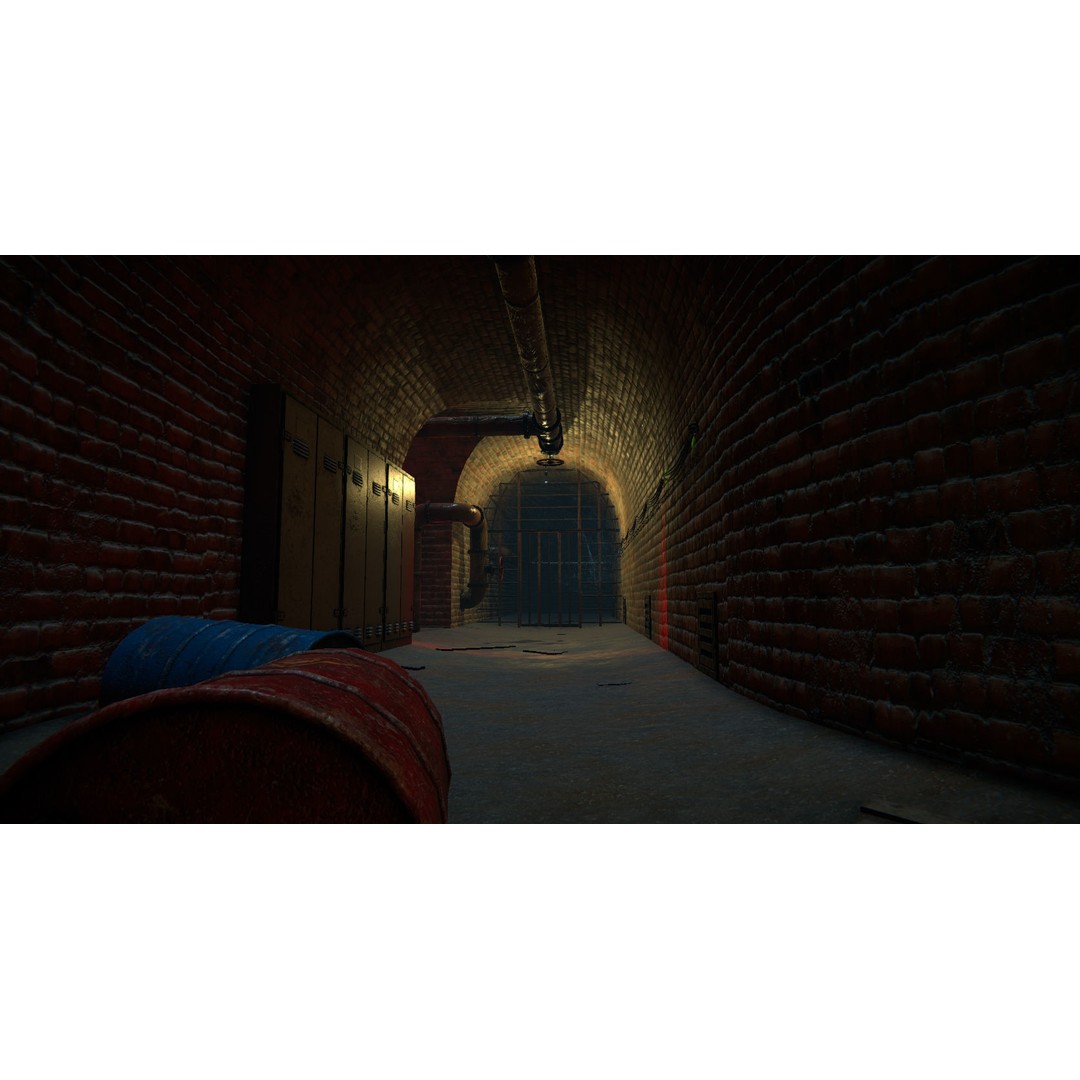 Modular Tunnel 3D Model – Low Poly Metro Environment, FBX, Unity - View 25