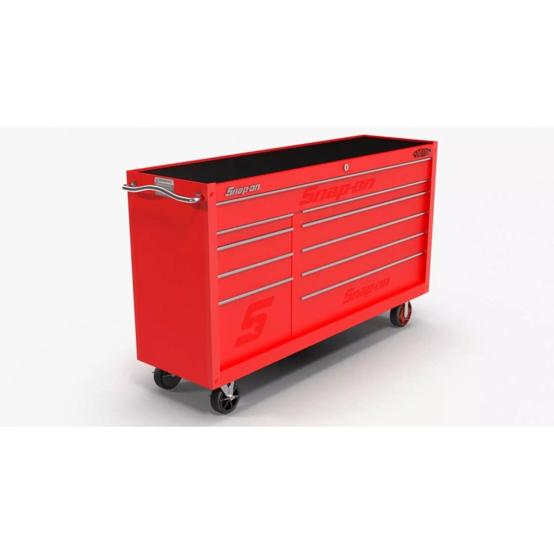 Tool Storage Chest 3D Model – Low Poly PBR Asset, FBX, OBJ - View 2