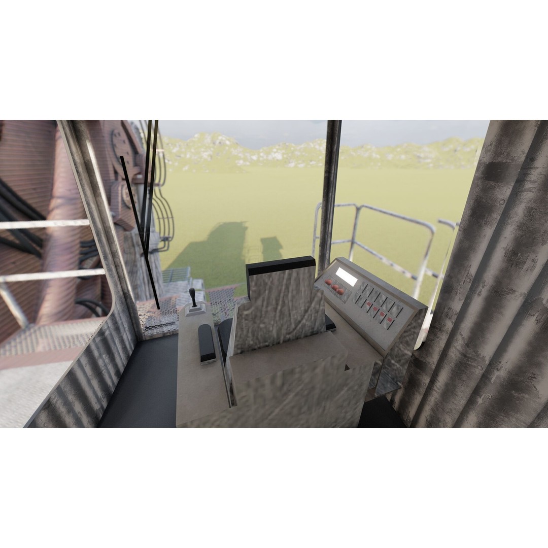 Backhoe RH Mining 3D Model – Detailed Industrial Excavator, FBX, OBJ - View 27
