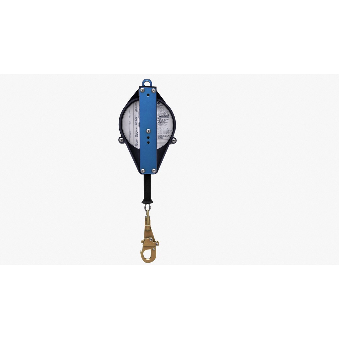 Self-Retracting Lifeline 3D Model – Low Poly Game-Ready Asset, FBX - View 12