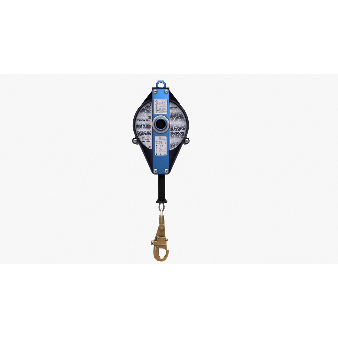 Self-Retracting Lifeline 3D Model – Low Poly Game-Ready Asset, FBX - View 13