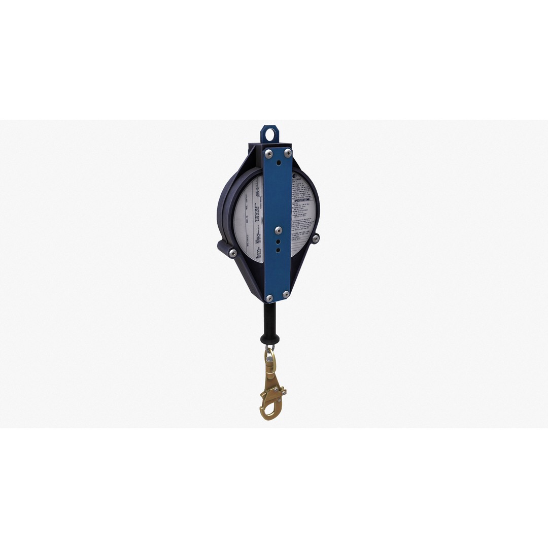Self-Retracting Lifeline 3D Model – Low Poly Game-Ready Asset, FBX - View 19