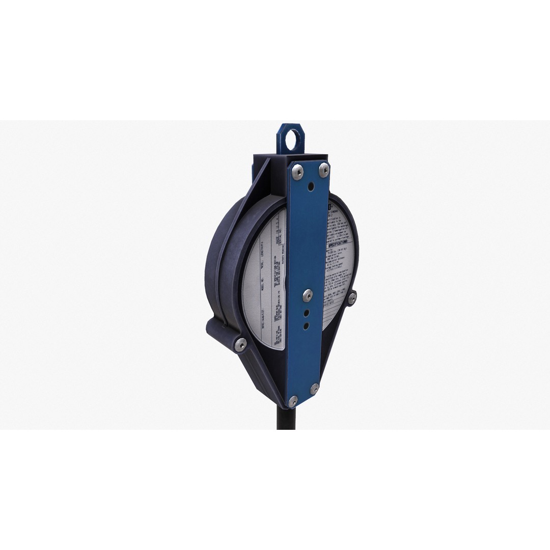 Self-Retracting Lifeline 3D Model – Low Poly Game-Ready Asset, FBX - View 21