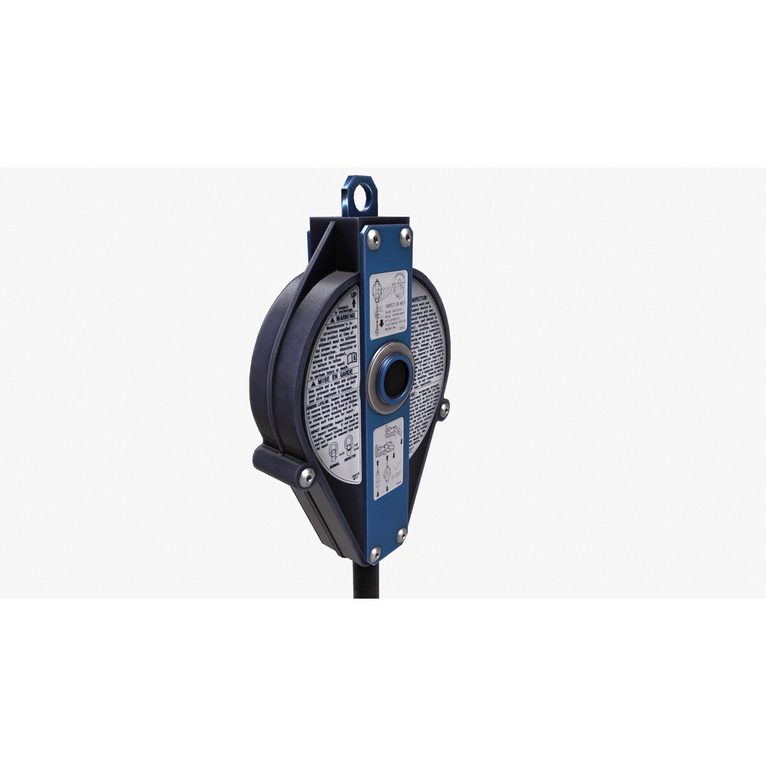 Self-Retracting Lifeline 3D Model – Low Poly Game-Ready Asset, FBX - View 23