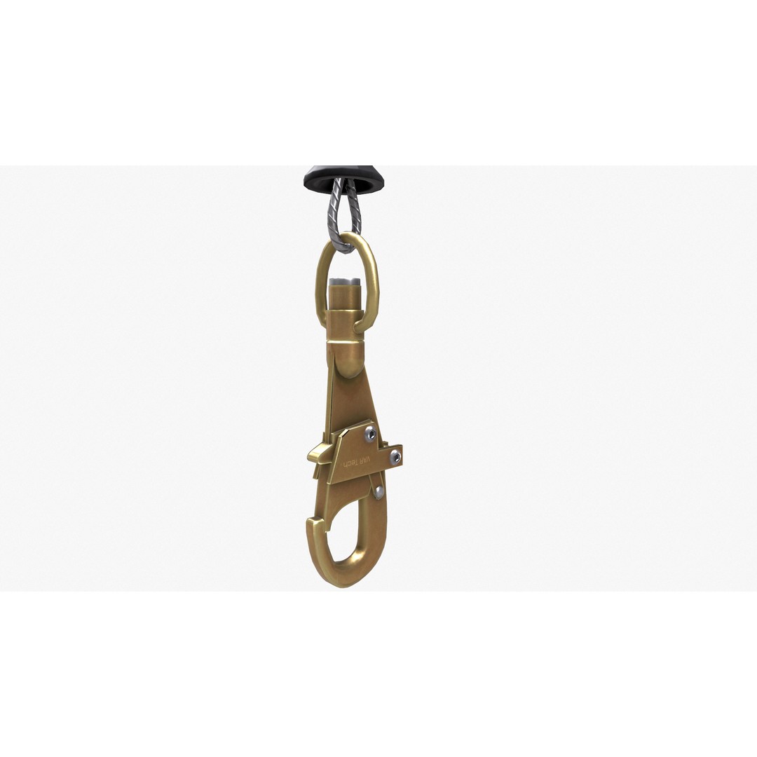 Self-Retracting Lifeline 3D Model – Low Poly Game-Ready Asset, FBX - View 26