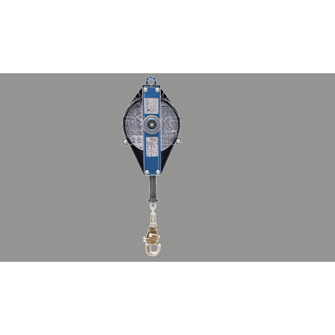 Self-Retracting Lifeline 3D Model – Low Poly Game-Ready Asset, FBX - View 37