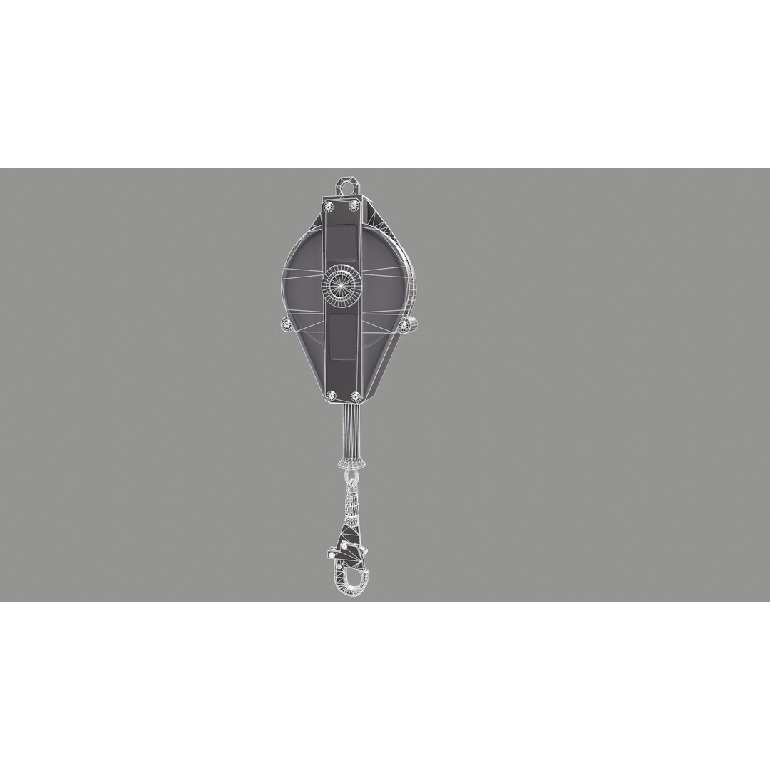 Self-Retracting Lifeline 3D Model – Low Poly Game-Ready Asset, FBX - View 39