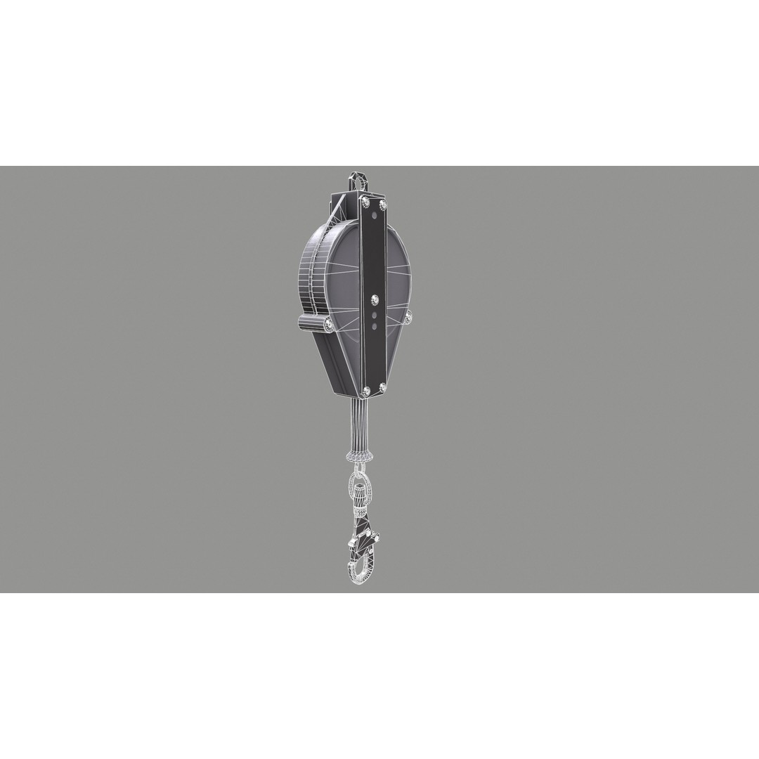Self-Retracting Lifeline 3D Model – Low Poly Game-Ready Asset, FBX - View 40