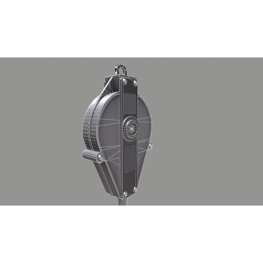 Self-Retracting Lifeline 3D Model – Low Poly Game-Ready Asset, FBX - View 42