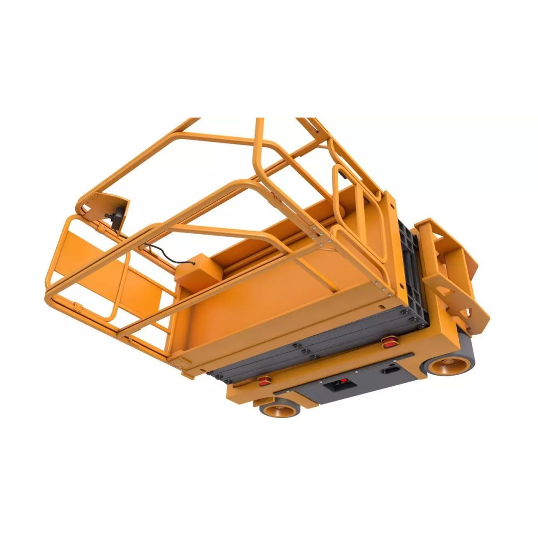 Scissor Lift 3D Model – High-Quality Polygon Mesh for Games and Archviz - View 3
