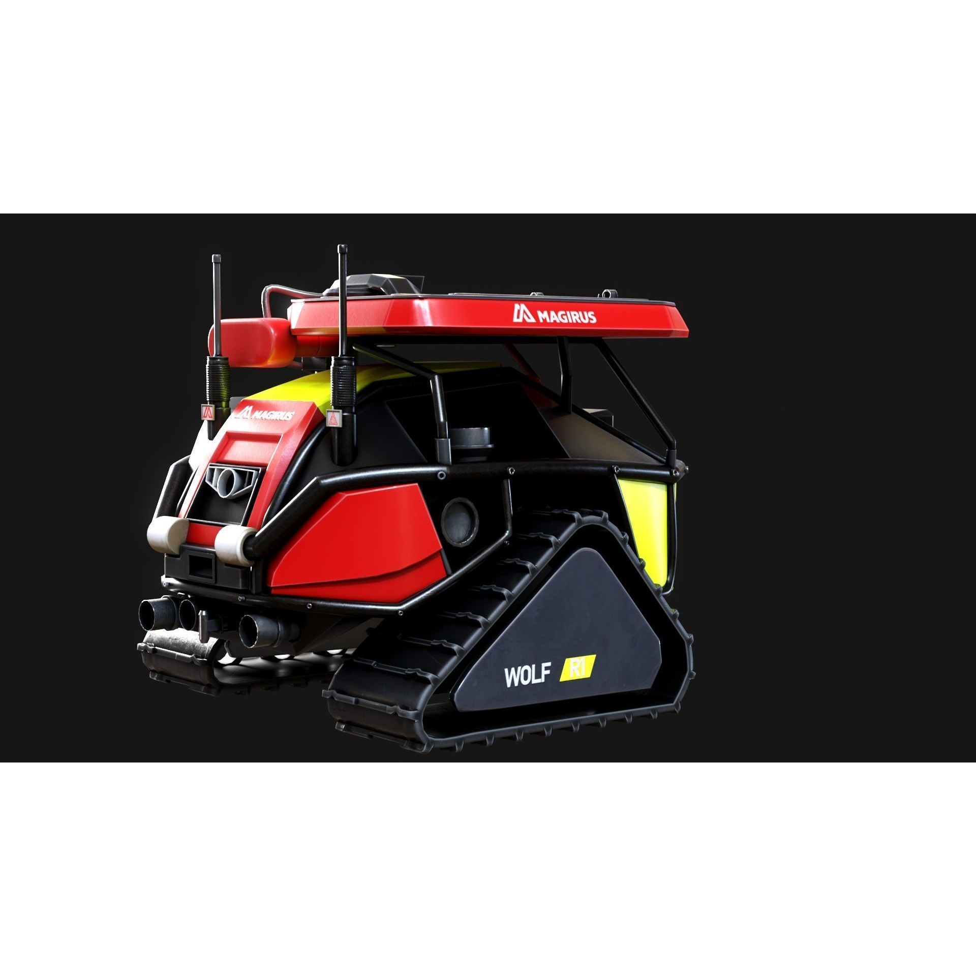 Magirus Wolf R1 - Low-Poly Game-Ready 3D Model