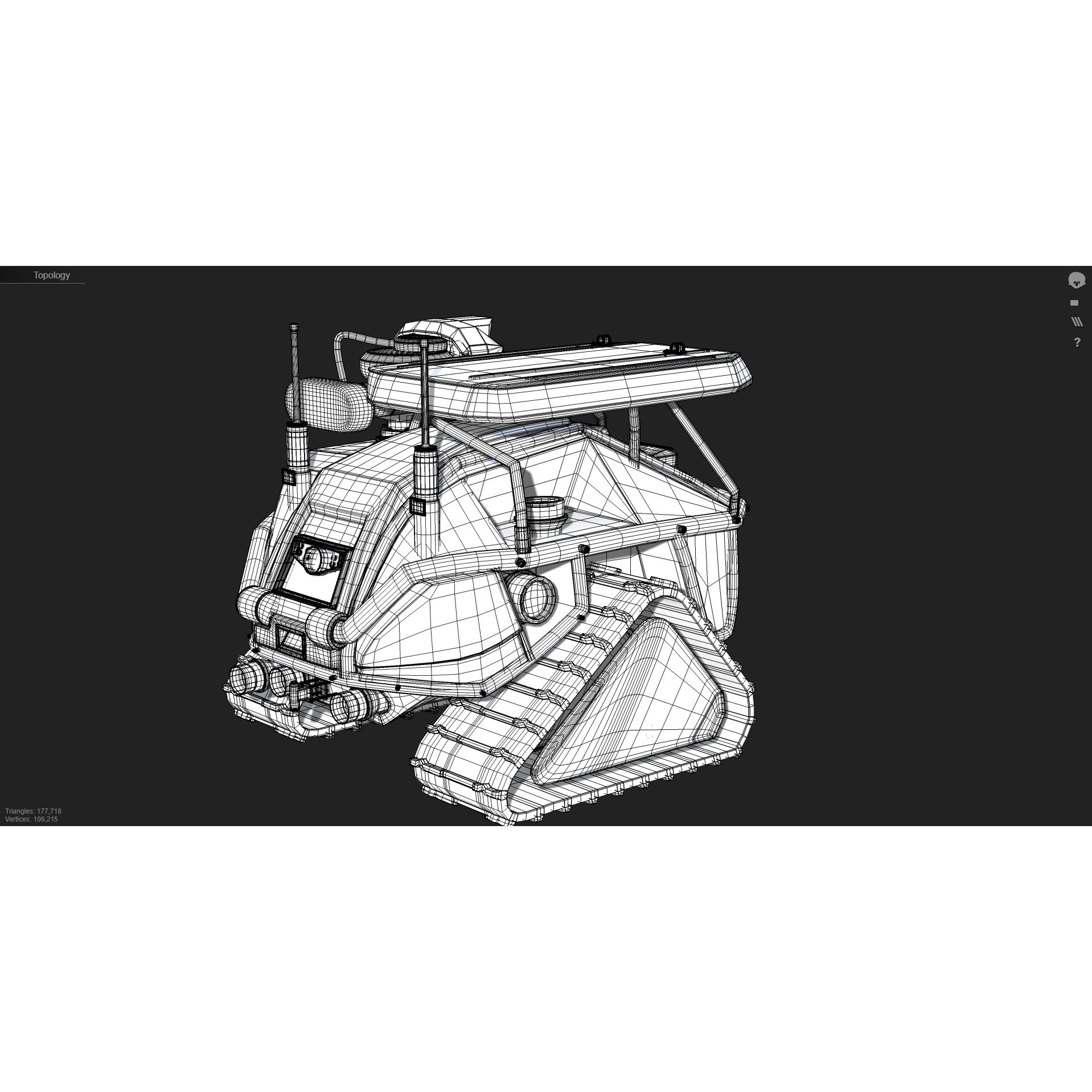 Magirus Wolf R1 - Low-Poly Game-Ready 3D Model - View 15