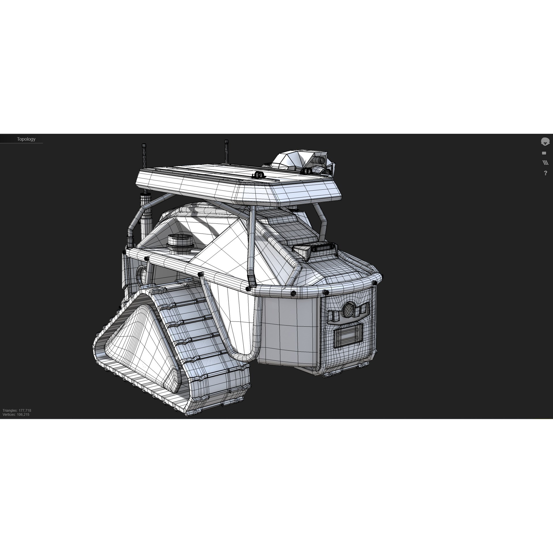 Magirus Wolf R1 - Low-Poly Game-Ready 3D Model - View 16