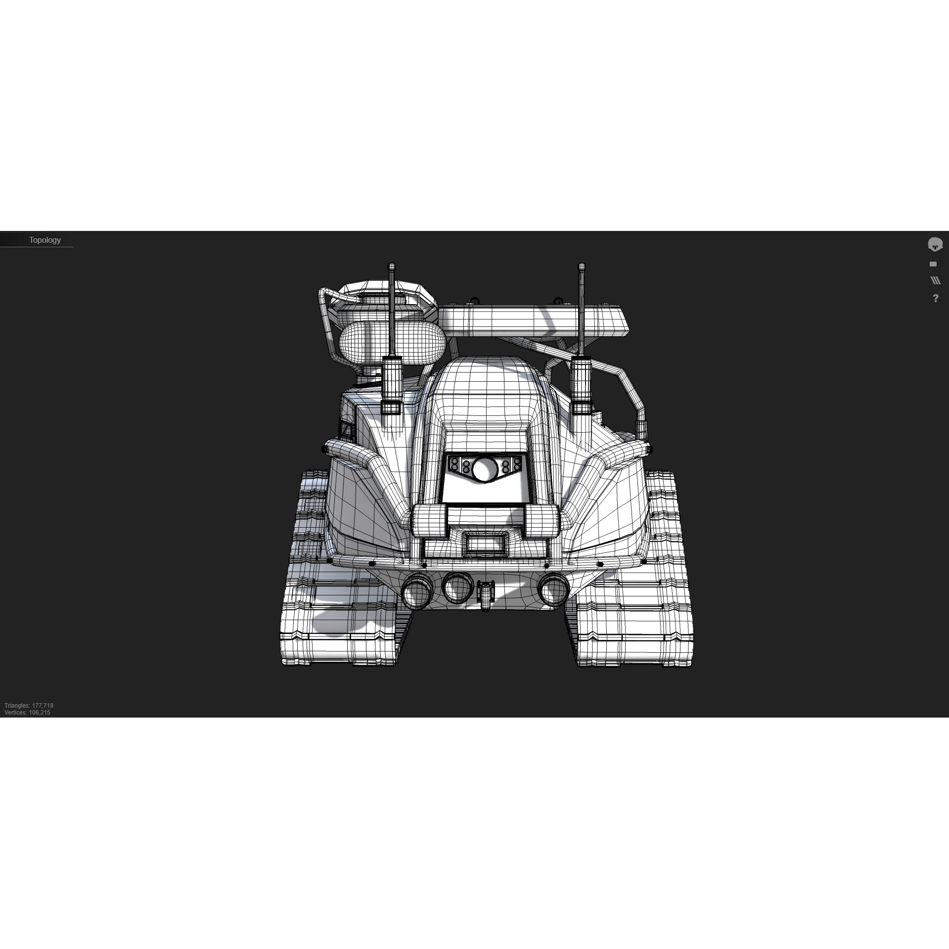 Magirus Wolf R1 - Low-Poly Game-Ready 3D Model - View 17