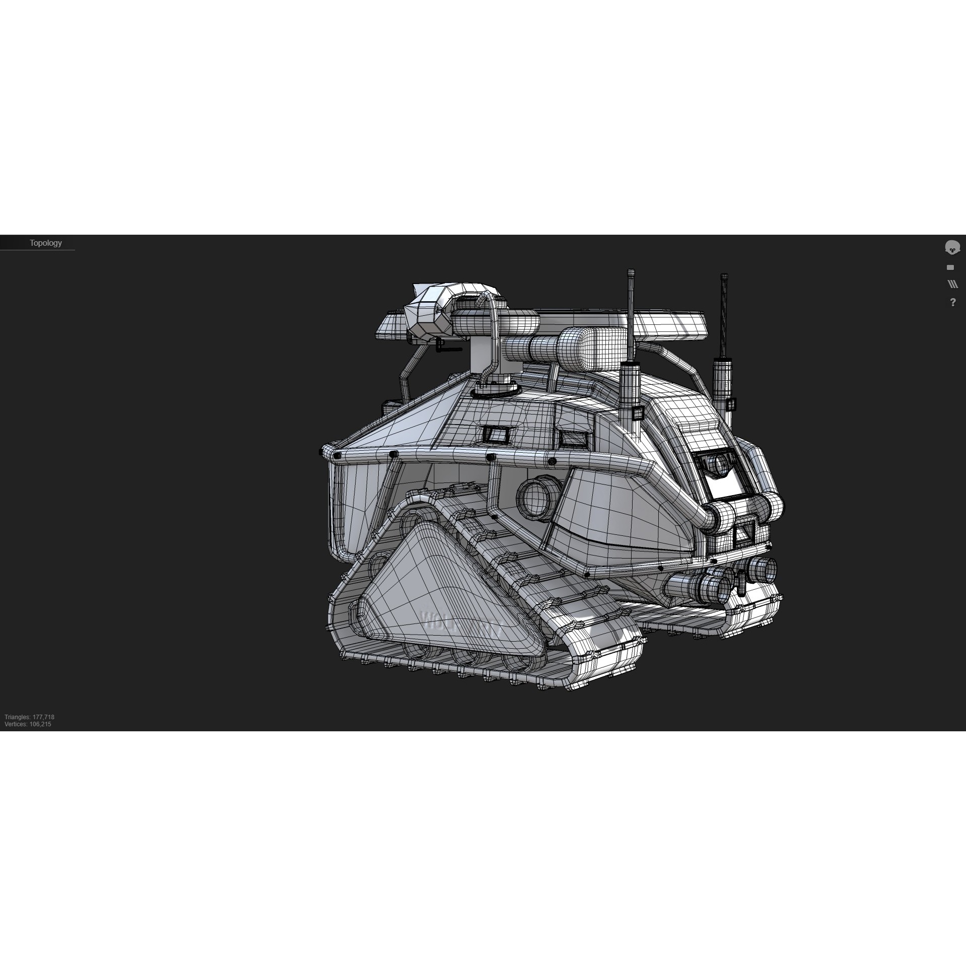Magirus Wolf R1 - Low-Poly Game-Ready 3D Model - View 18