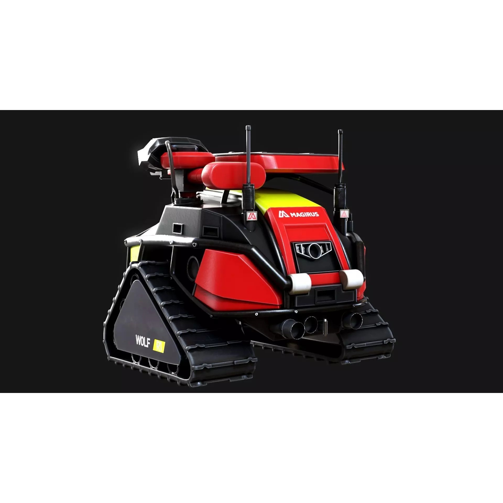Magirus Wolf R1 - Low-Poly Game-Ready 3D Model - View 2