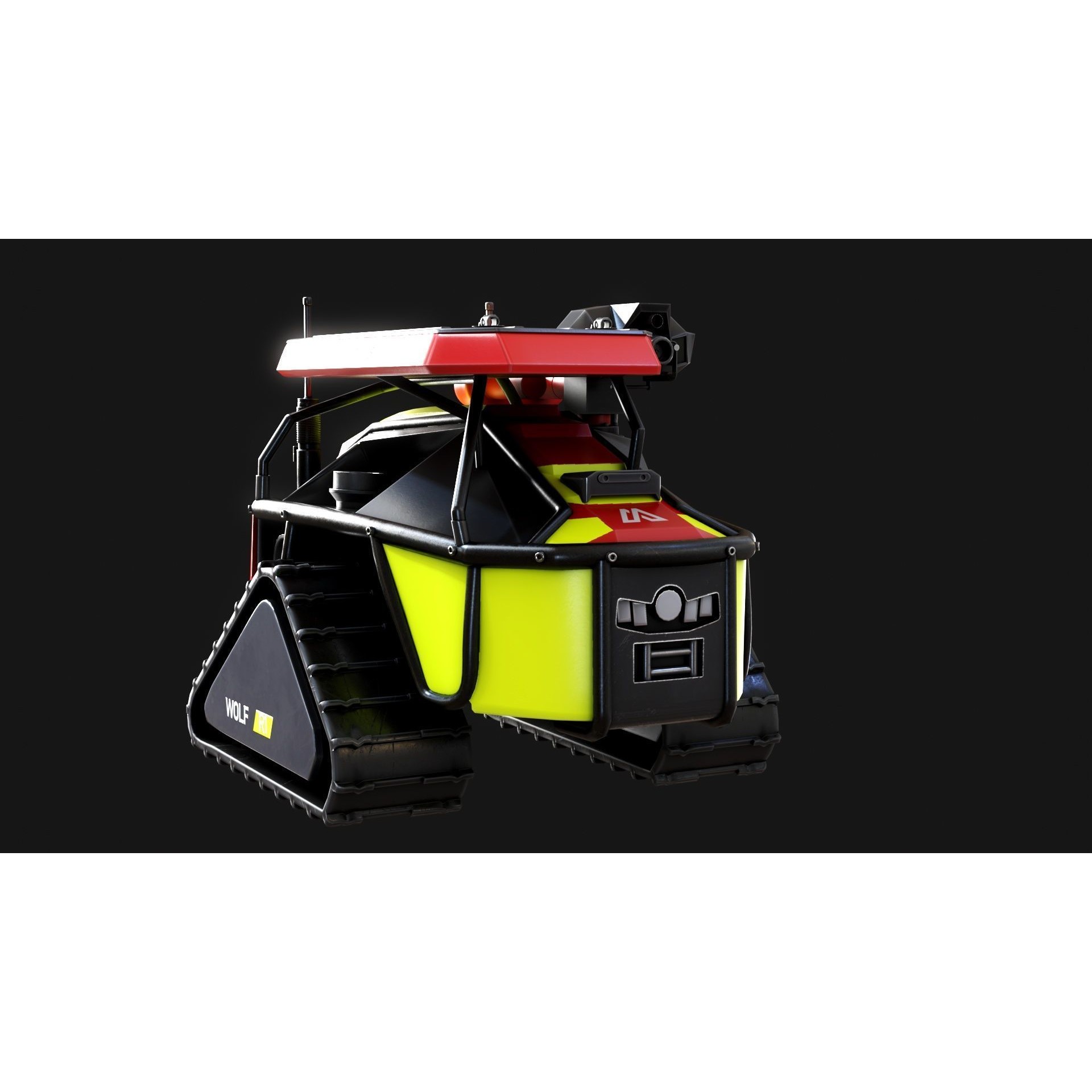 Magirus Wolf R1 - Low-Poly Game-Ready 3D Model - View 3