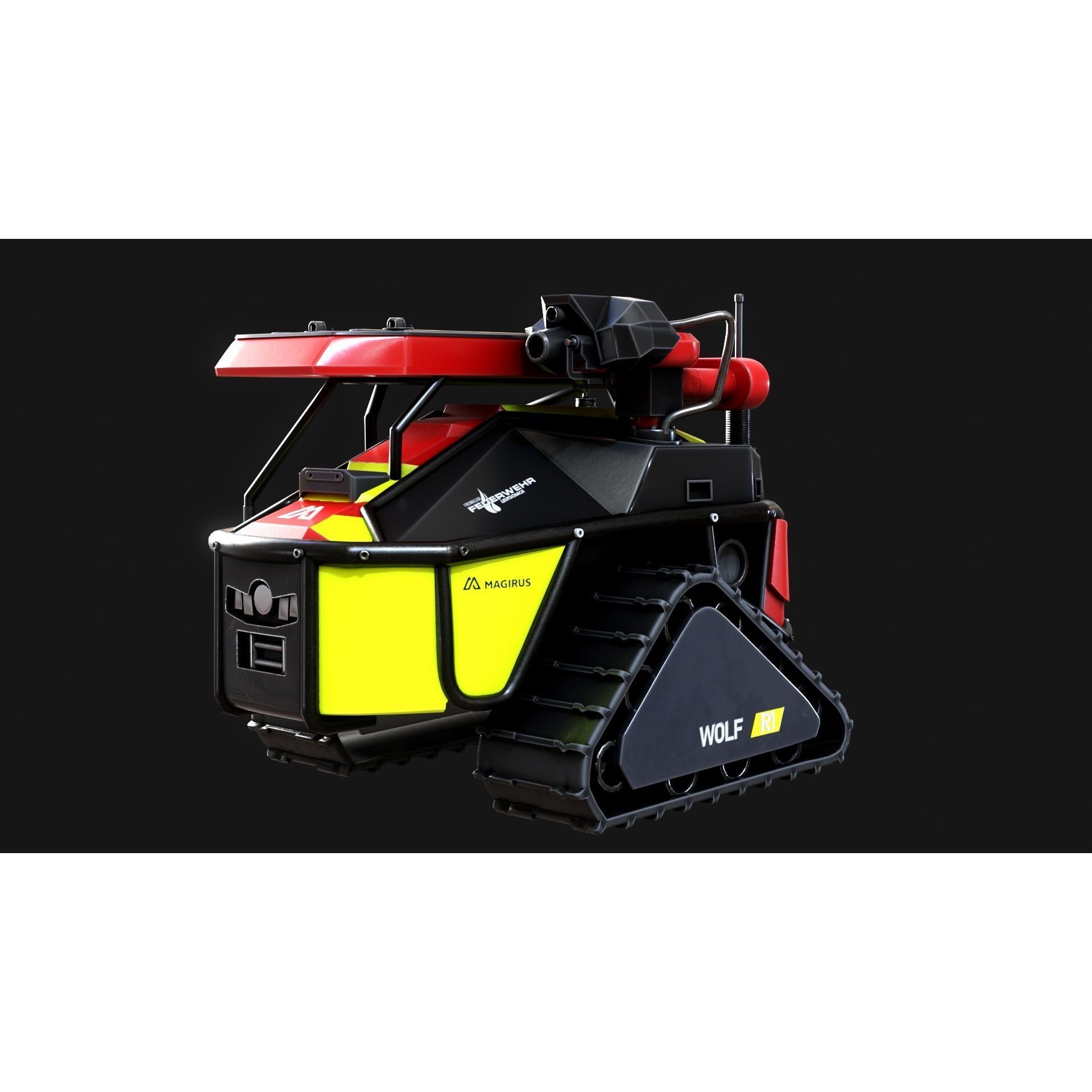 Magirus Wolf R1 - Low-Poly Game-Ready 3D Model - View 4