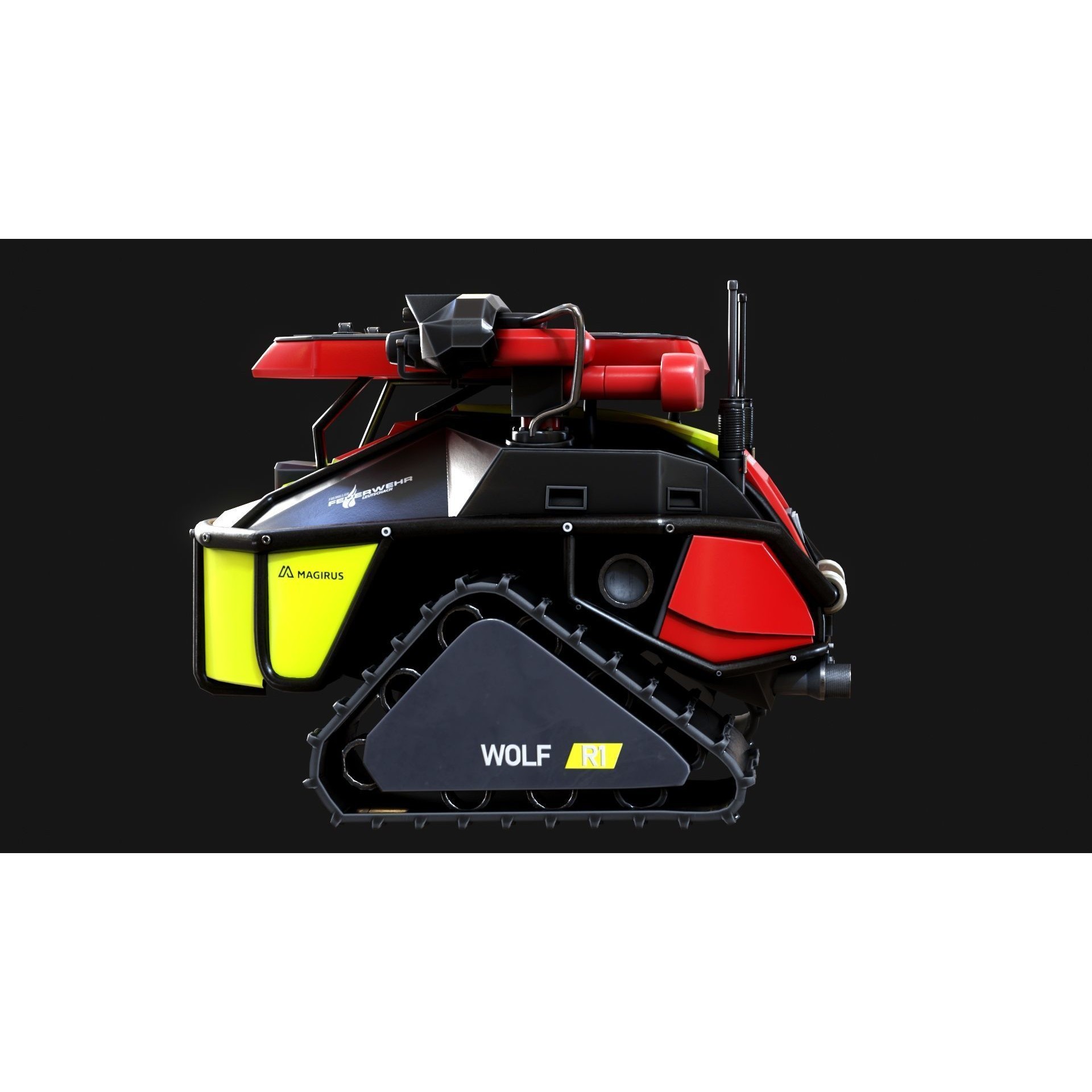 Magirus Wolf R1 - Low-Poly Game-Ready 3D Model - View 6