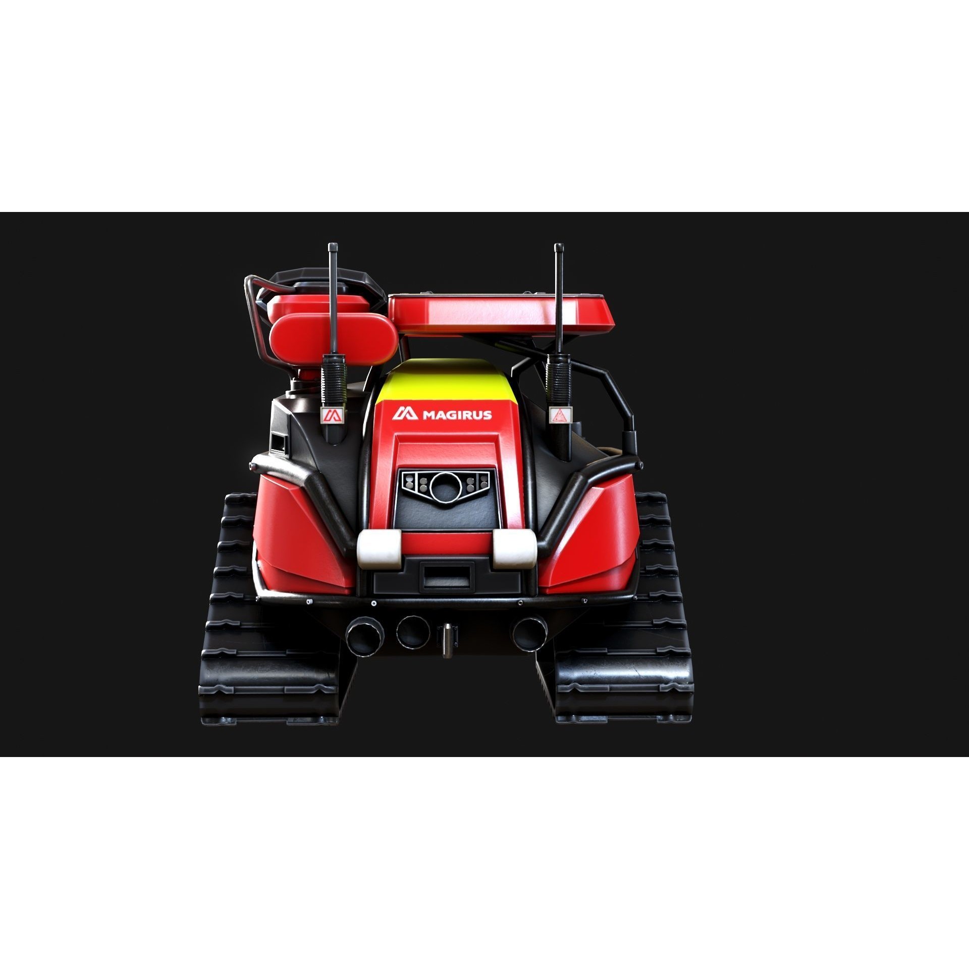 Magirus Wolf R1 - Low-Poly Game-Ready 3D Model - View 7